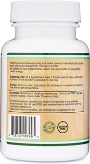 Foto 3 | Suplemento Double Wood Pqq 20 Mg 60 Cápsulas - Venta Internacional