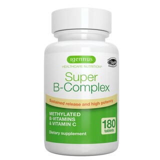 Foto 1 | Suplemento Igennus Super B-complex 180 Comprimidos - Venta Internacional