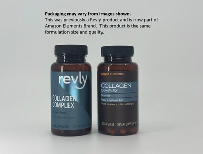 Foto 3 | Colágeno Amazon Elements con Ácido Hialurónico 90 Cápsulas - Venta Internacional