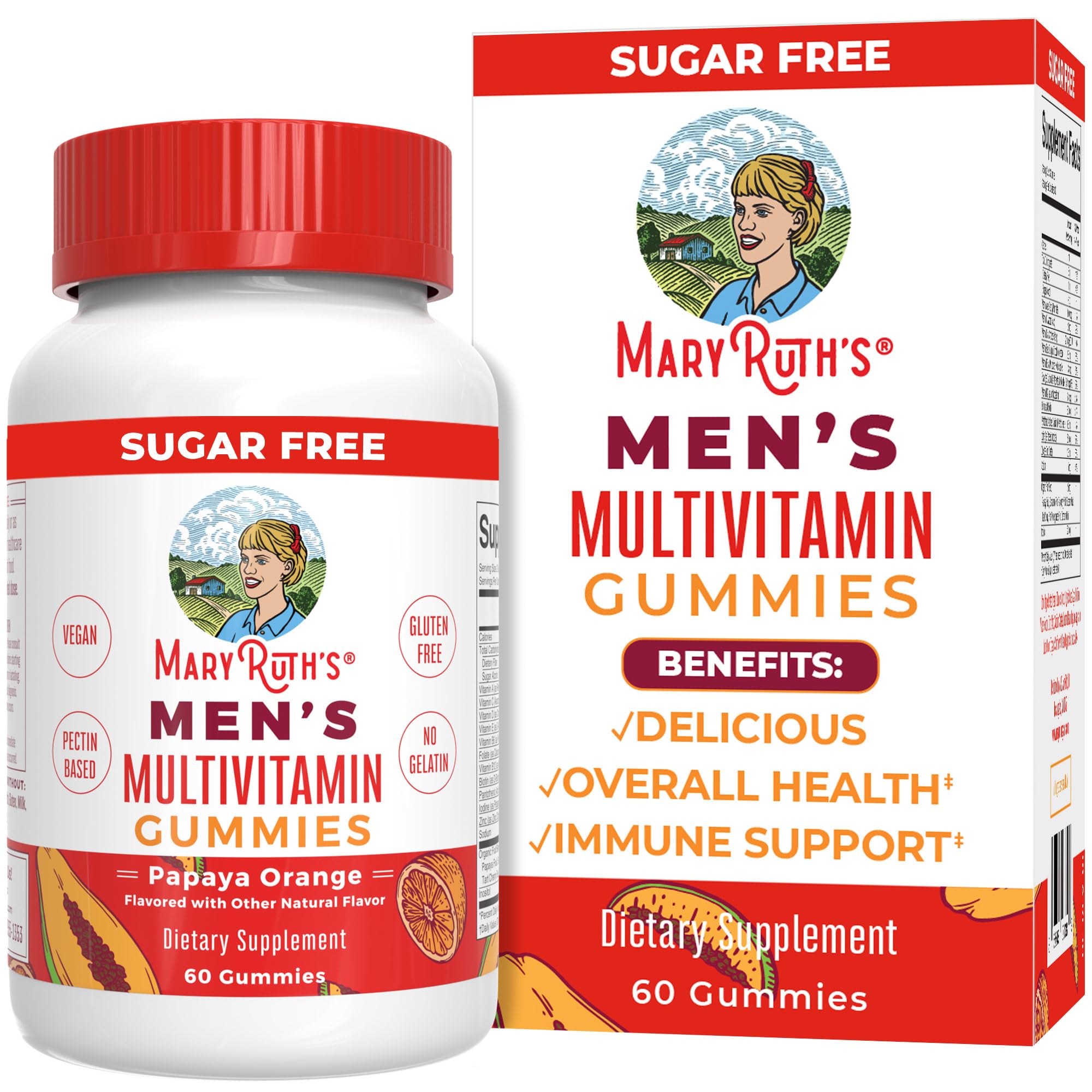 Foto 2 pulgar | Gomitas Multivitamínicas Maryruth's Men Vegan 60 Unidades - Venta Internacional
