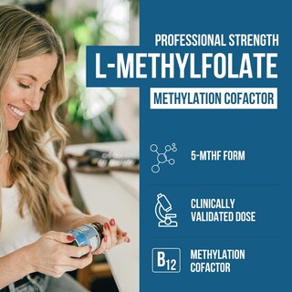 Foto 2 | Suplemento Triquetra Health L Metil Folato 15 mg + Metil B12 - Venta Internacional