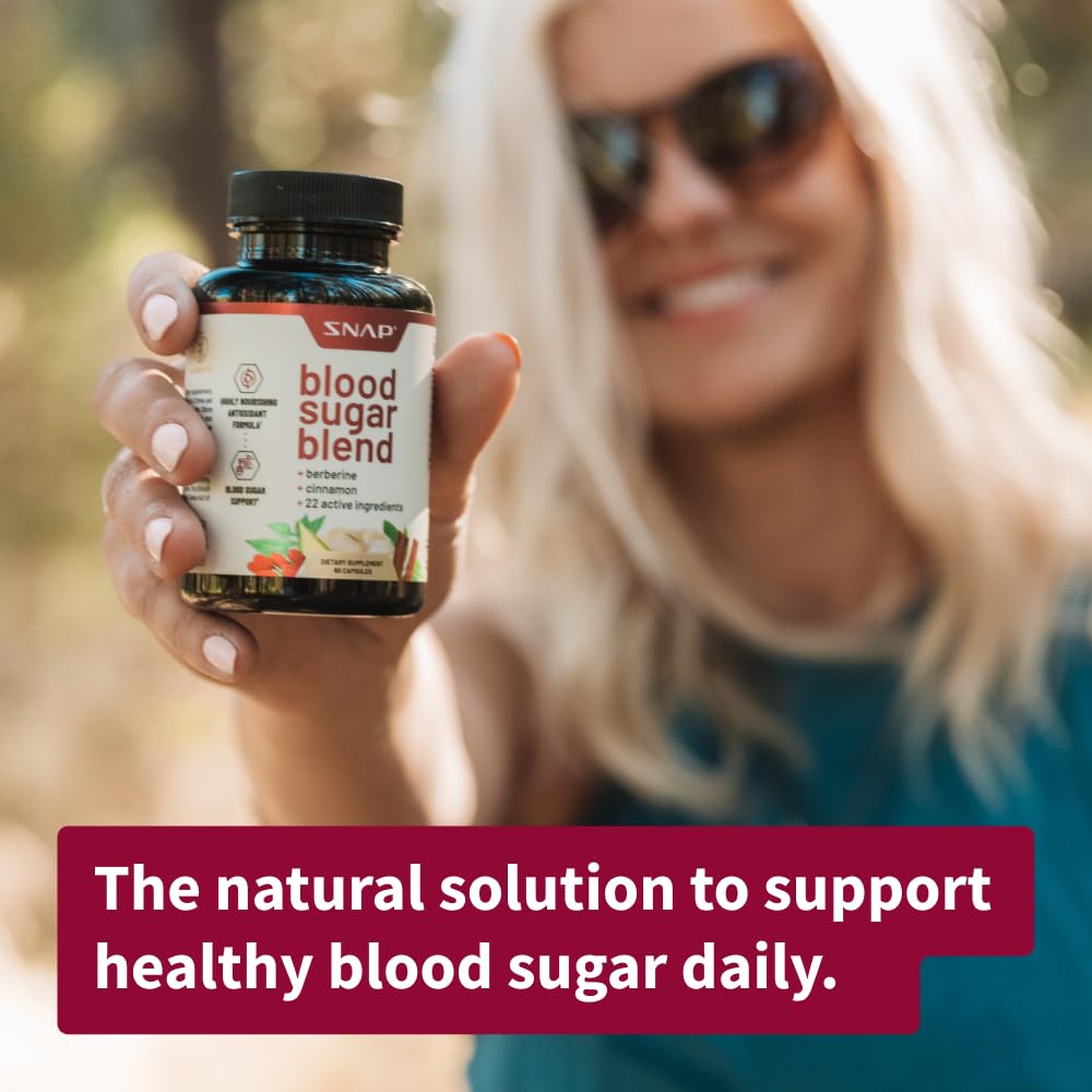 Foto 4 pulgar | Suplemento Snap Supplements Mezcla de Azúcar en Sangre 60 Tabletas - Venta Internacional