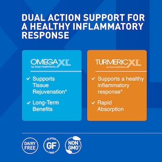Foto 2 | Suplemento Omegaxl Poderoso Apoyo Articular y Muscular 60 x 2 + Turmericxl 30 - Venta Internacional.