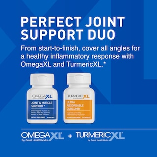 Foto 4 | Suplemento Omegaxl Poderoso Apoyo Articular y Muscular 60 x 2 + Turmericxl 30 - Venta Internacional.