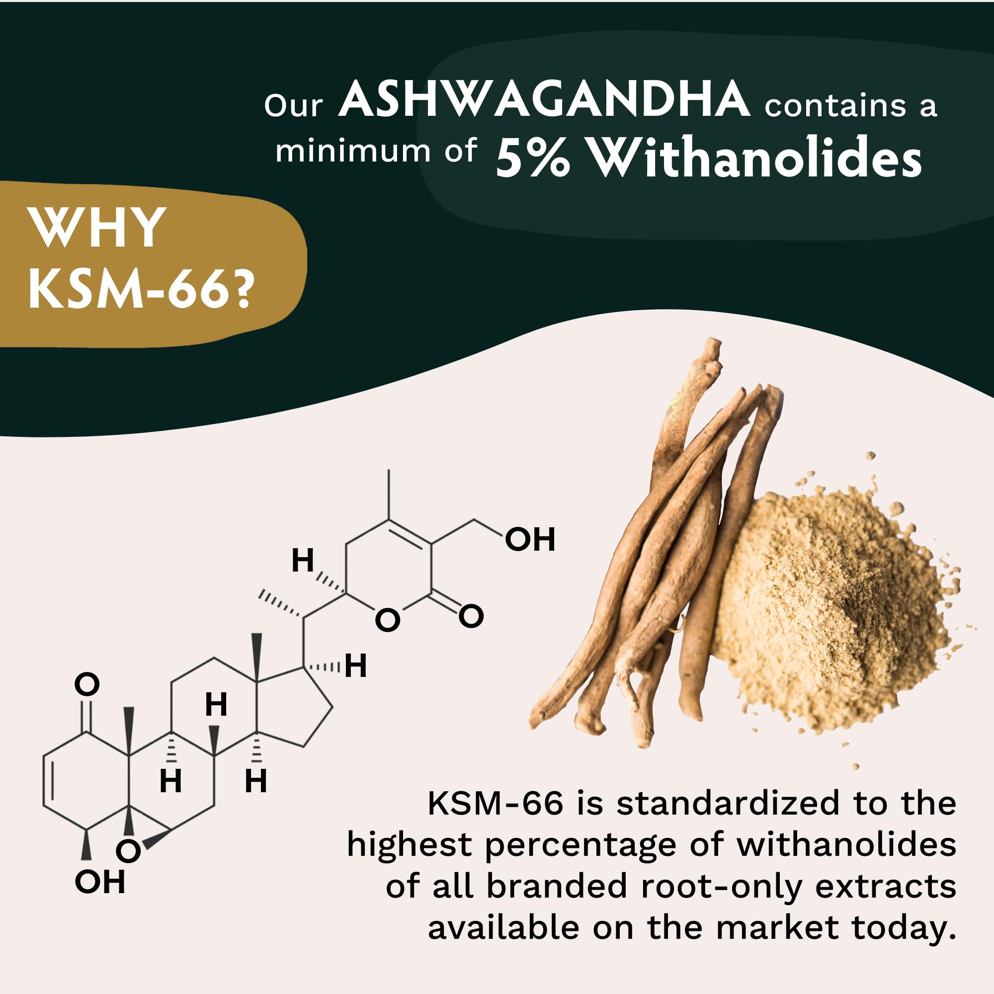 Foto 5 pulgar | Suplemento Tribe Organics Ashwagandha Ksm 66 Root 600 Mg 90 Cápsulas - Venta Internacional