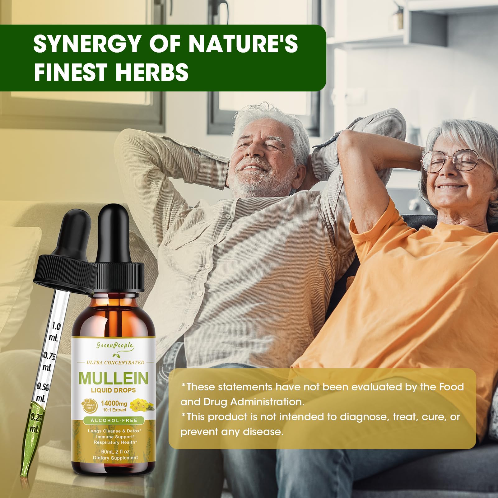 Foto 8 pulgar | Suplemento Green People Mullein de 60 ml-Venta Internacional