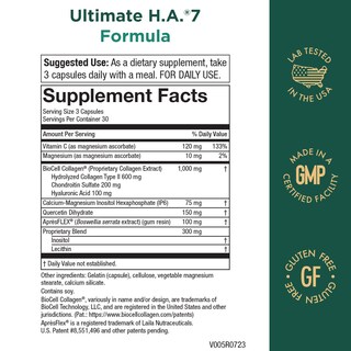 Foto 2 | Supplemento Purity Products Ultimate H.a. 7 90 Cápsulas - Venta Internacional