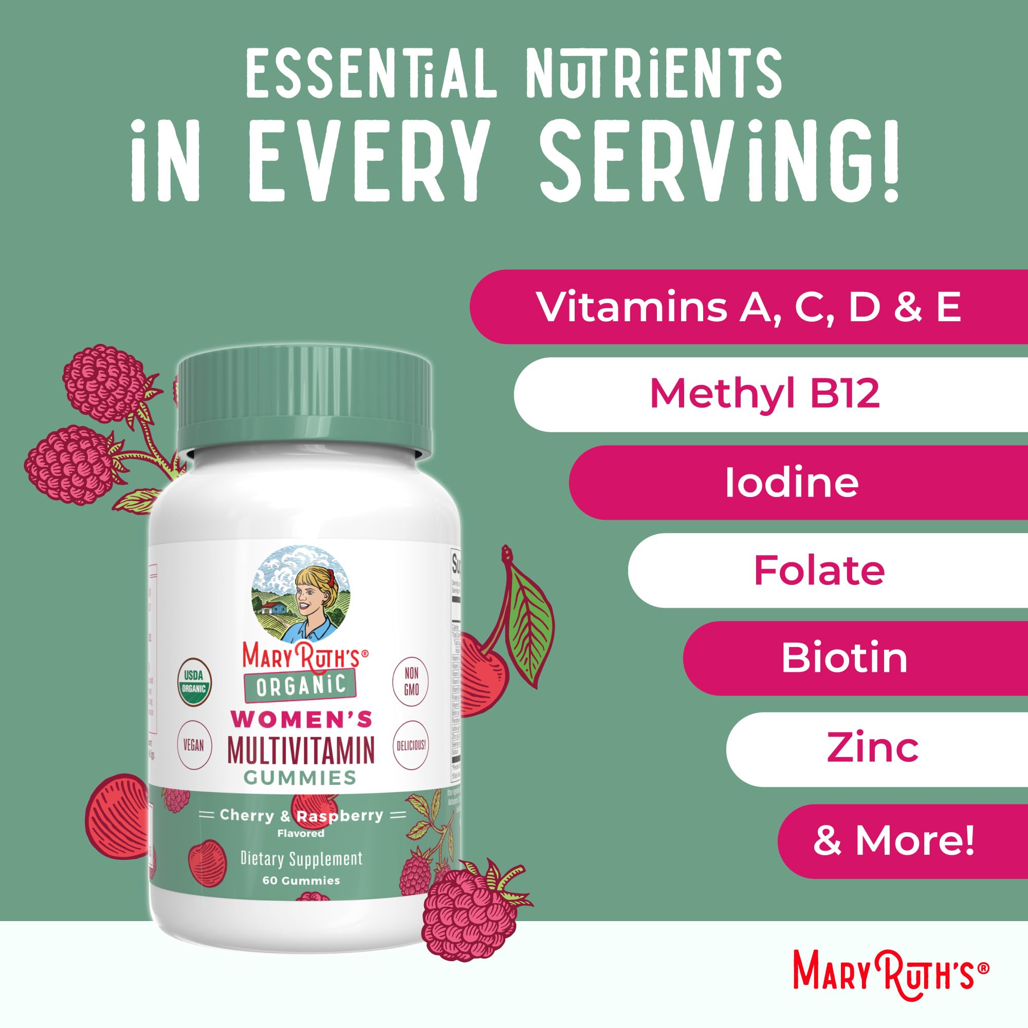 Foto 8 pulgar | Gomitas Multivitamínicas MaryRuth's para Mujeres 60 Gomitas - Venta Internacional
