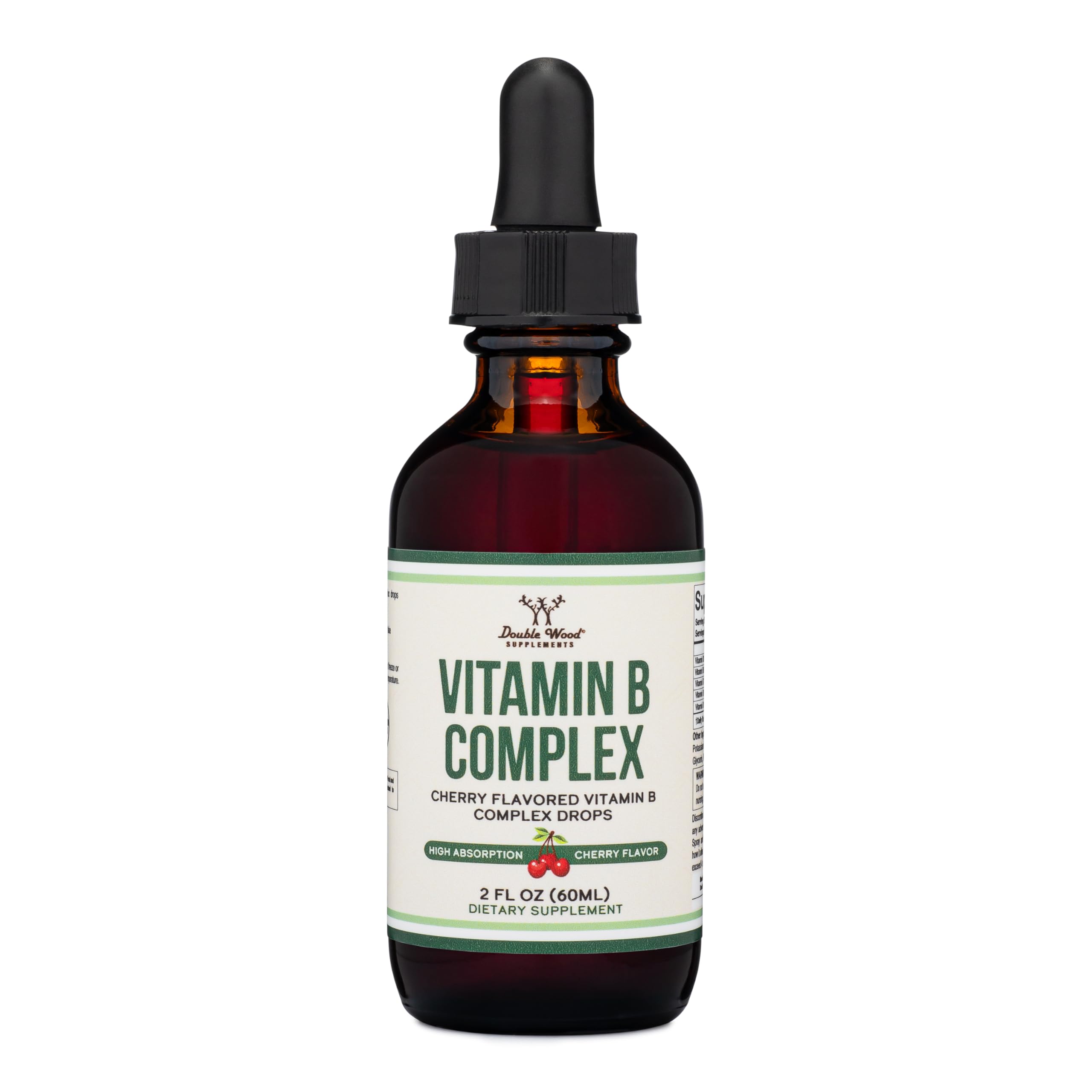 Foto 2 pulgar | Suplementos Líquidos Double Wood Supplements con Complejo de Vitamina B 60 ml - Venta Internacional