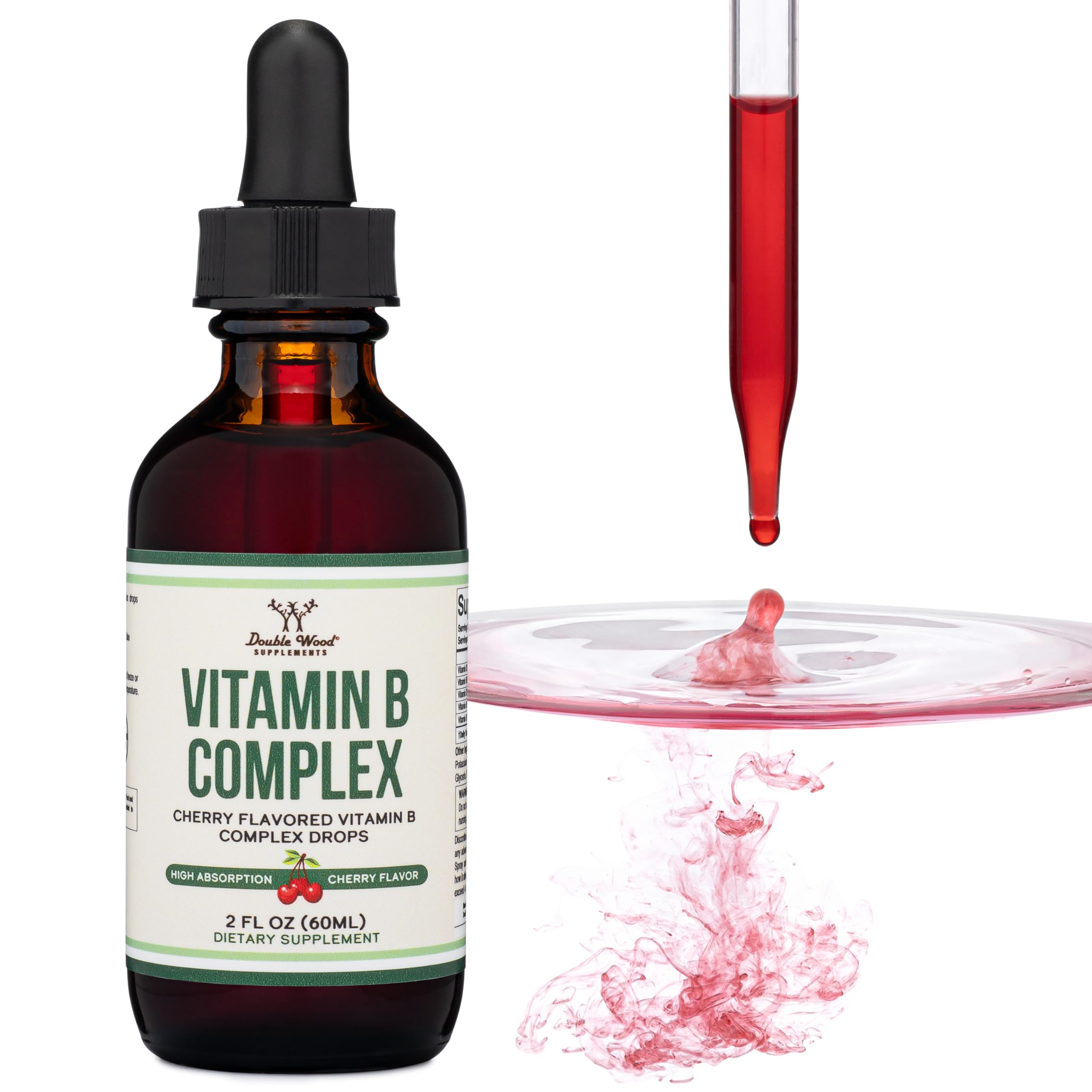 Foto 4 | Suplementos Líquidos Double Wood Supplements con Complejo de Vitamina B 60 ml - Venta Internacional