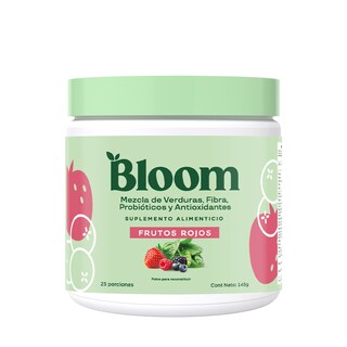 Foto 1 | Bloom Nutrition Super Greens Powder Frutos Rojos - Mezcla De Verduras, Fibra Y Probióticos - Suplemento Aliment