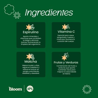 Foto 5 | Bloom Nutrition Super Greens Powder Frutos Rojos - Mezcla De Verduras, Fibra Y Probióticos - Suplemento Aliment