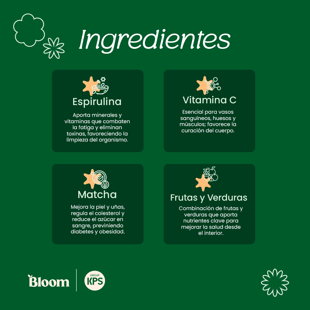 Foto 6 pulgar | Bloom Nutrition Super Greens Powder Fresa Kiwi - Mezcla De Verduras, Fibra Y Probióticos - Suplemento Alimentici