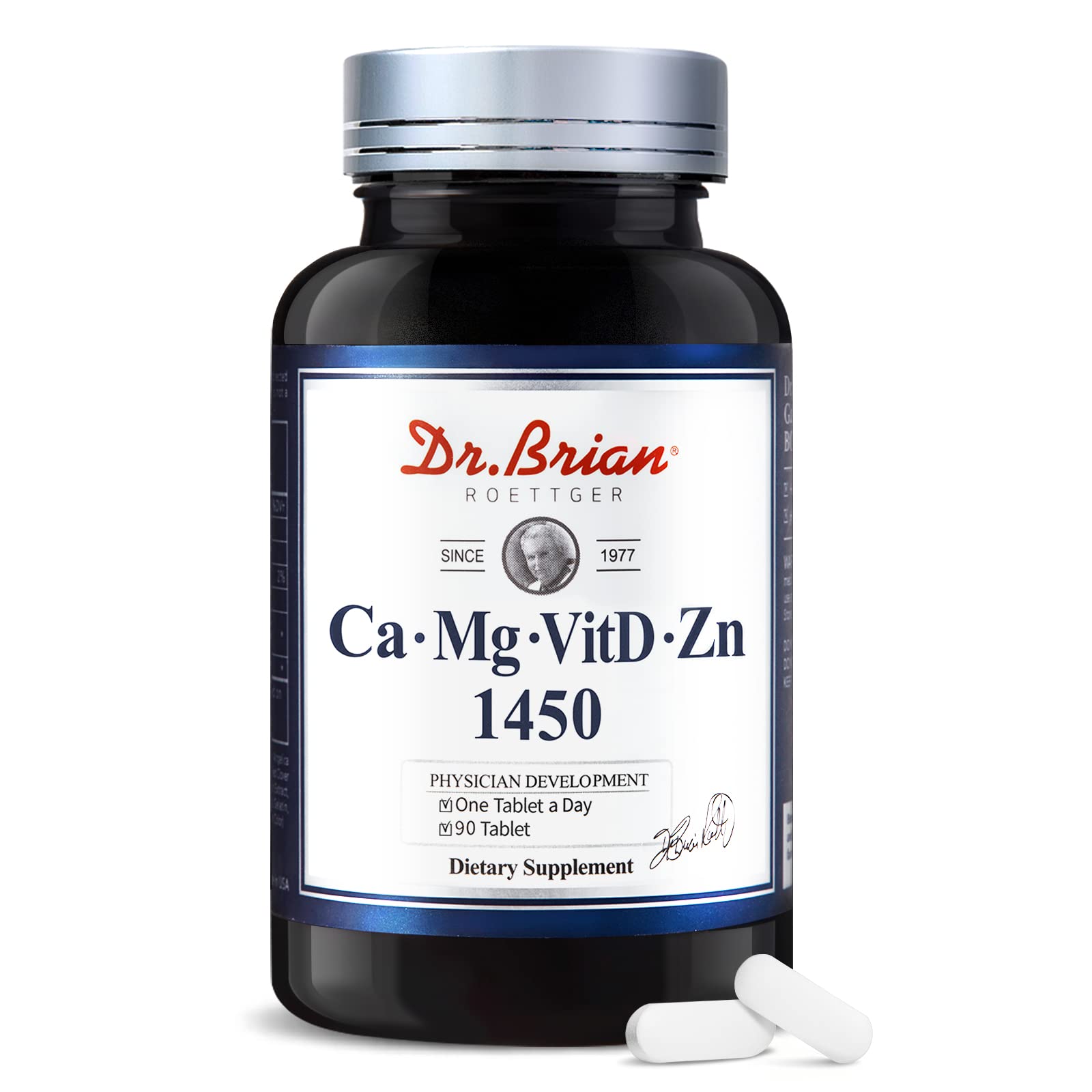 Foto 2 pulgar | Suplemento de Calcio Dr. Brian con Magnesio Zinc y Vitamina D3 - Venta Internacional