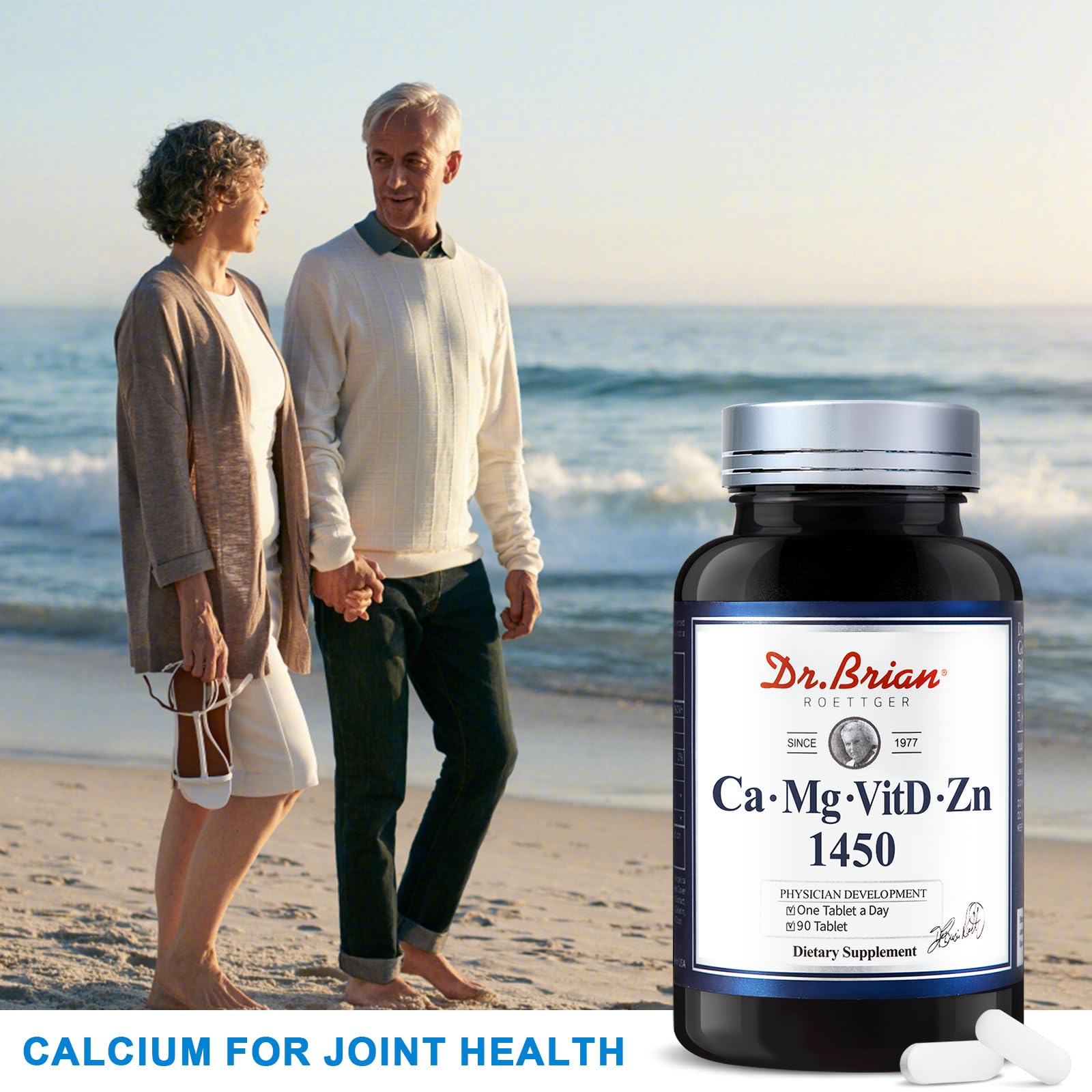 Foto 5 | Suplemento de Calcio Dr. Brian con Magnesio Zinc y Vitamina D3 - Venta Internacional