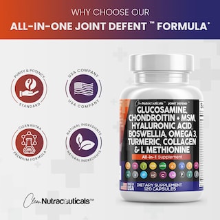 Foto 5 | Suplemento Clean Nutraceuticals Joint Defend 120 Cápsulas - Venta Internacional