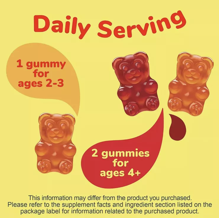 Foto 4 pulgar | Suplemento Niños L'il Critters Immune C & D Zinc 290 Gomitas Usa
