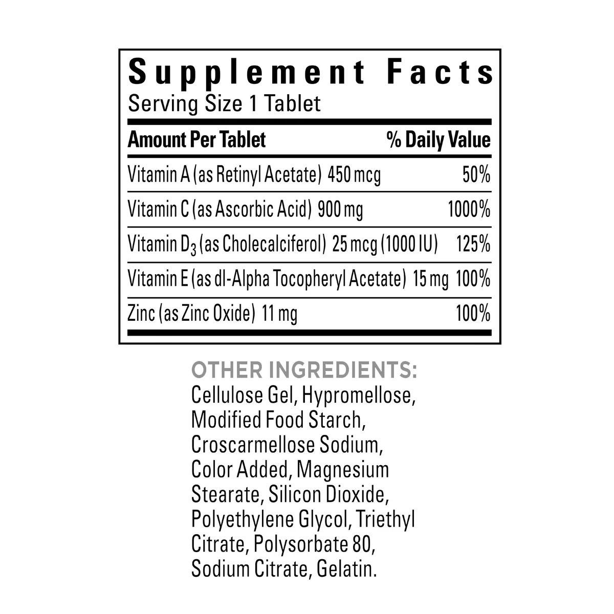 Foto 5 pulgar | Suplemento Super C Vitamin D3 Zinc Nature Antioxidante 200 Tabletas