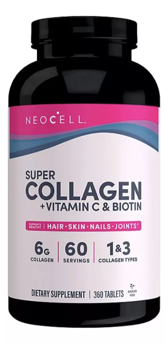 Foto 2 pulgar | Suplemento Cabello Piel Neocell Super Collagen Vitamin C Biotina 360 Tabletas