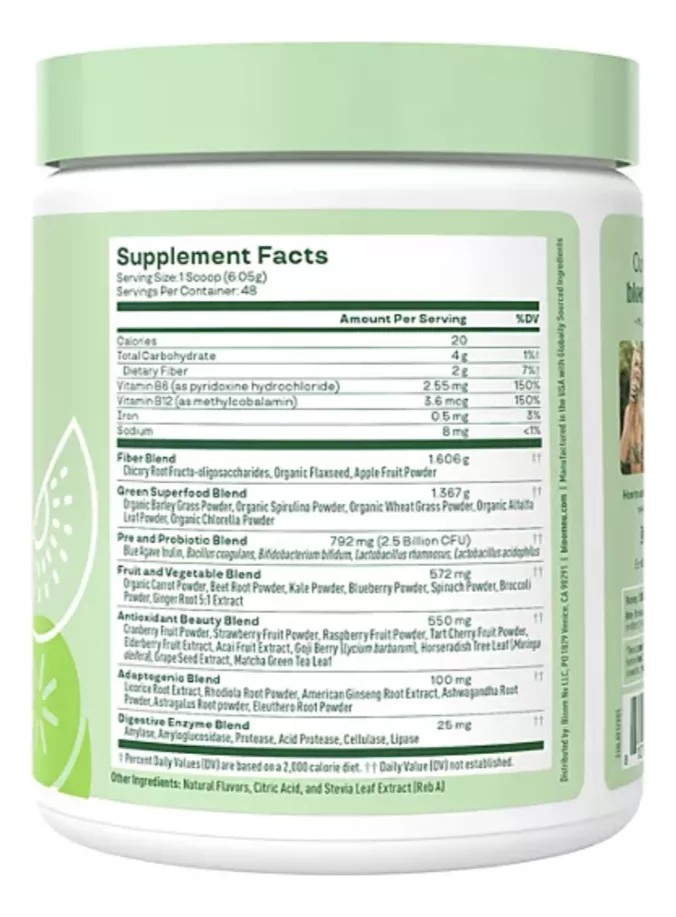 Foto 6 pulgar | Suplemento Polvo Bloom Greens & Superfoods 48 Sv Made In Usa