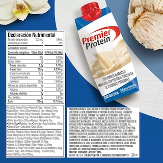 Foto 3 | Batido De Proteína Premier Nutrition Vainilla 325ml 18pz