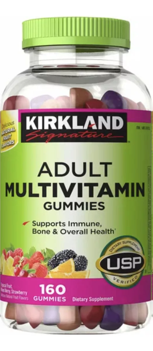 Foto 2 pulgar | Suplemento Adultos Multivitaminas Kirkland 160 Gomitas Usa
