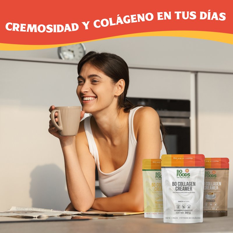 Foto 6 pulgar | Pack X3 Collagen Creamer Crema Para Café De Colágeno Sabor Natural, Moka Y Vainilla Sin Azúcar