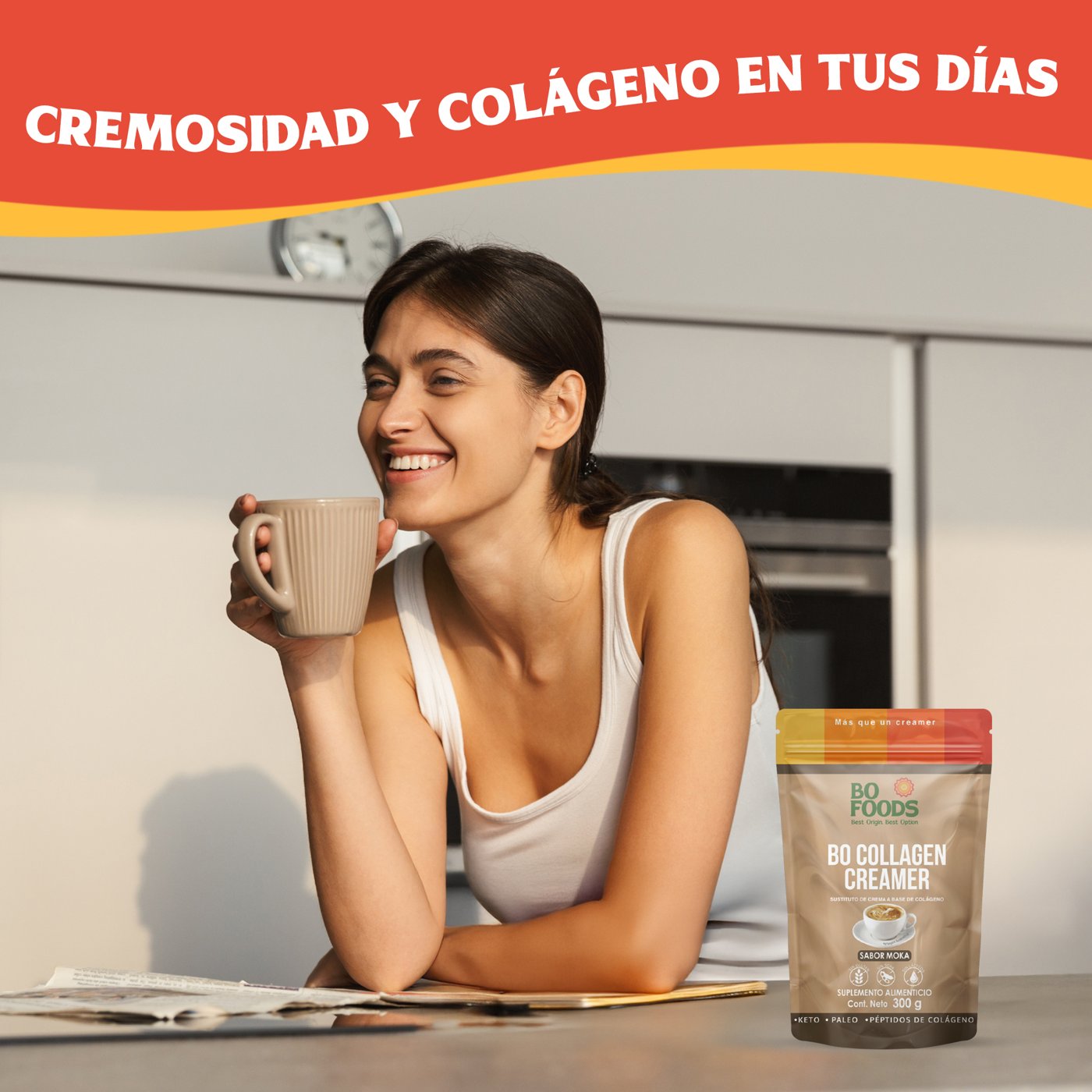 Foto 6 pulgar | Collagen Creamer Crema Para Café De Colágeno Sabor Moka  Sin Azúcar