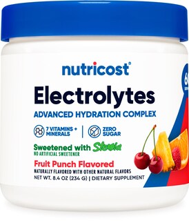 Foto 1 | Ponche De Frutas Nutricost En Polvo Con Complejo Electrolítico, 60 Porciones - Venta Internacional.