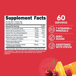 Foto 2 | Ponche De Frutas Nutricost En Polvo Con Complejo Electrolítico, 60 Porciones - Venta Internacional.