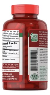 Foto 2 | Vinagre Sidra Manzana 1200 Mg Organic Natures Truth 180