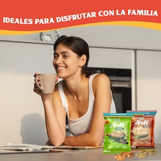 Foto 5 | Bo Foods Puffs Pack X12 Snacks Saludables Sin Gluten Sin Azúcar Vegano