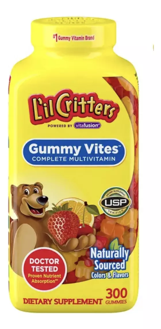 Foto 2 pulgar | Suplemento L'il Critters Multivitaminas 300 Gummy para Niños
