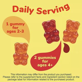 Foto 2 | Suplemento L'il Critters Multivitaminas 300 Gummy para Niños