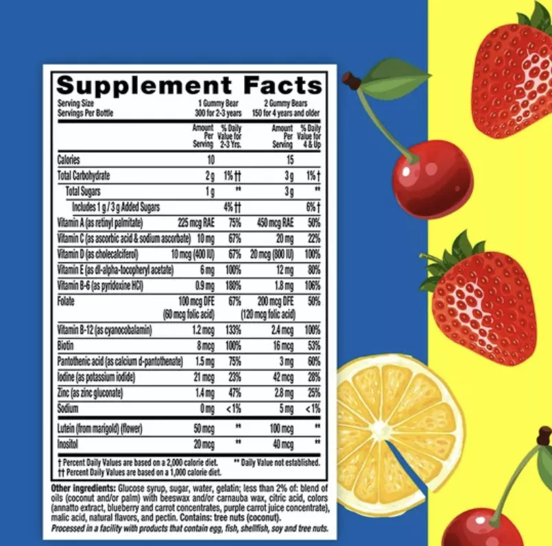 Foto 6 | Suplemento L'il Critters Multivitaminas 300 Gummy para Niños