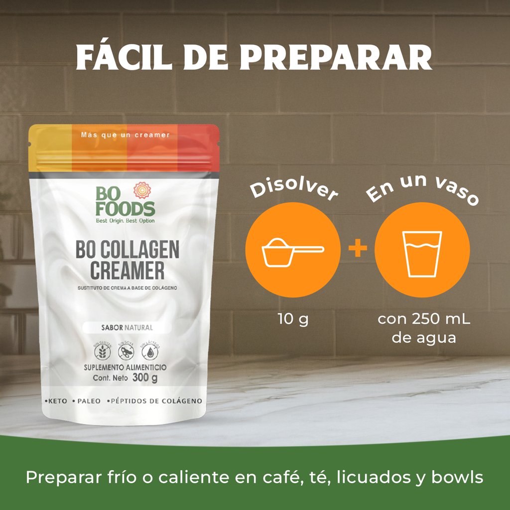 Foto 7 pulgar | Suplemento Alimenticio Collagen Creamer Crema para Café de Colágeno Sabor Natural sin Azúcar