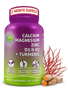 Foto 1 | Suplemento de Calcio y Magnesio Vegetal 500mg 180 Comprimidos Complejo 7 en 1- Venta Internacional