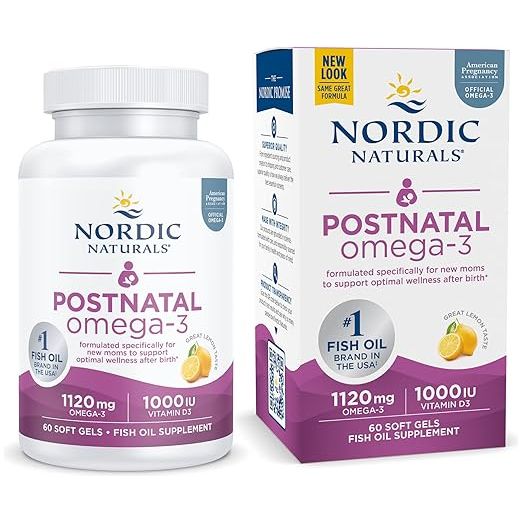 Foto 2 pulgar | Nordic Naturals Postnatal Omega 3 60 Softgels