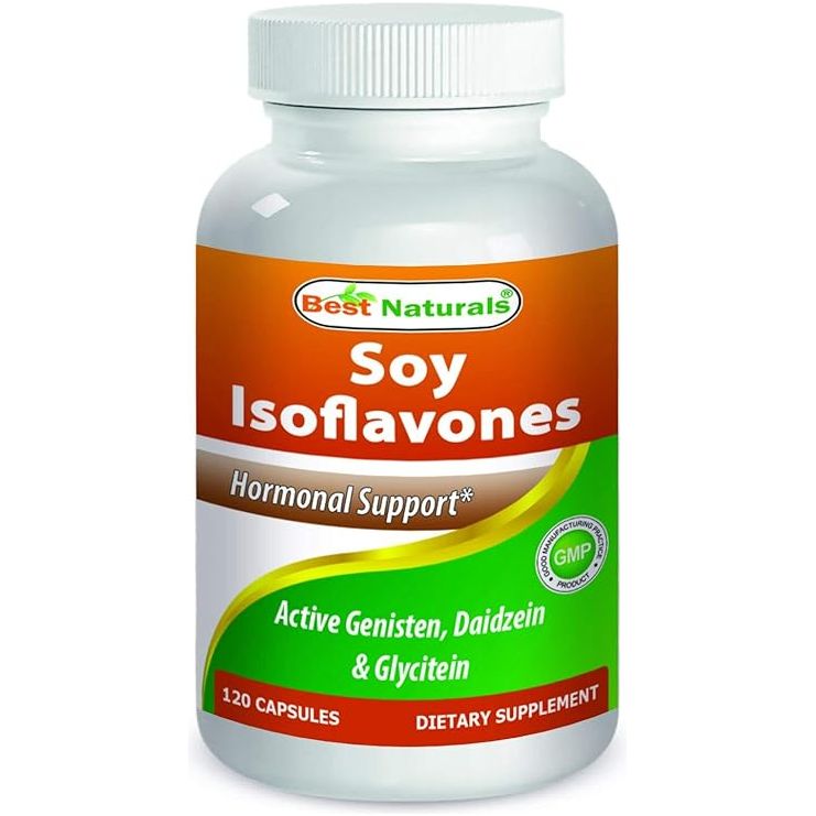 Foto 2 pulgar | Best Naturals Isoflavonas de Soja 750 mg 120 Cápsulas