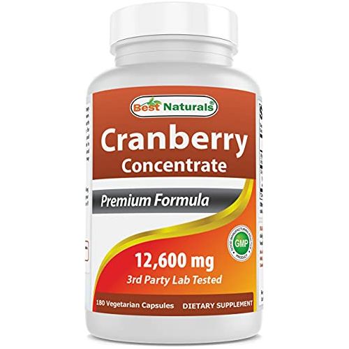 Foto 2 pulgar | Best Naturals Cranberry Concentrate 12600 mg 180 Cápsulas