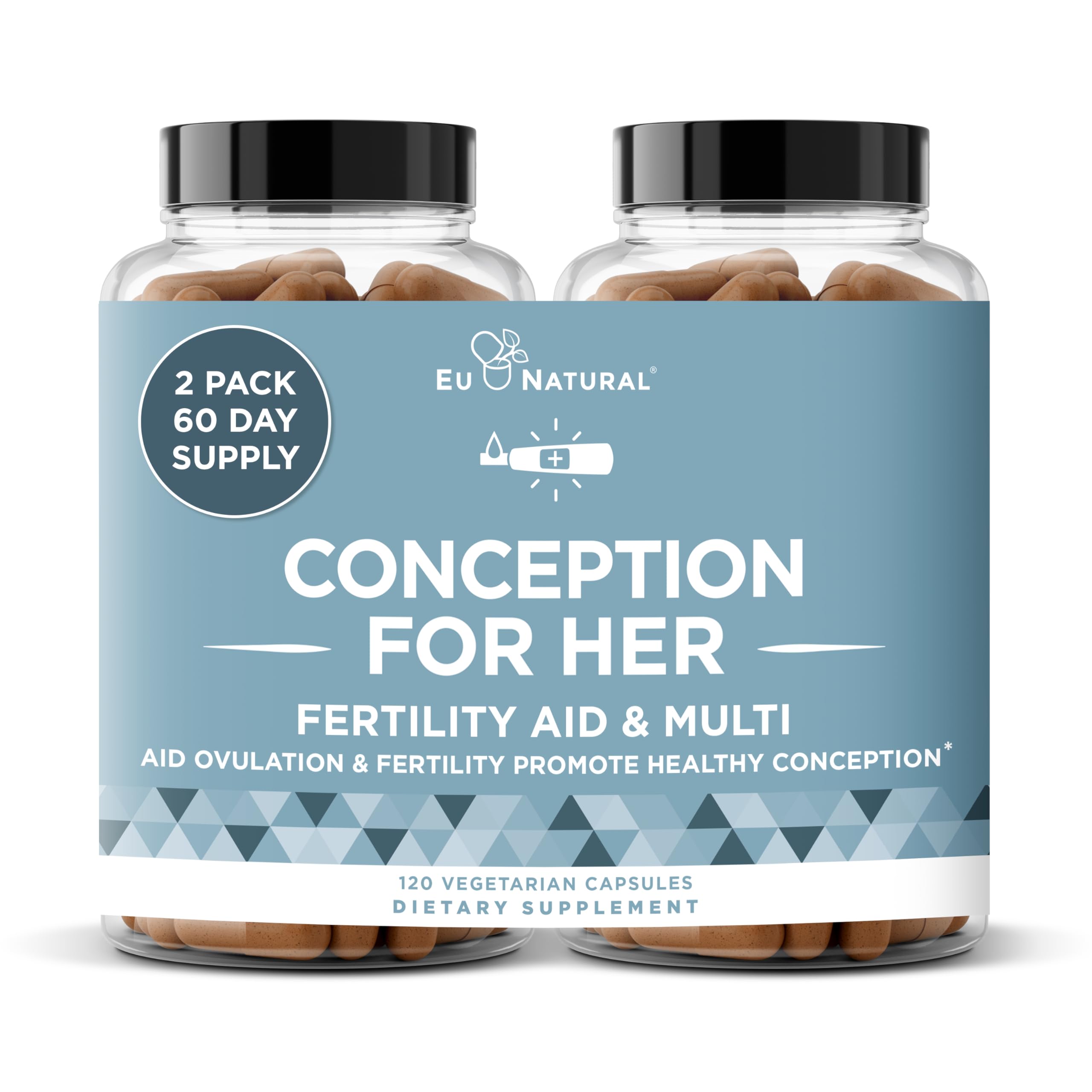 Foto 2 pulgar | Suplementos de Fertilidad Eu Natural Conception 120 Cápsulas - Venta Internacional