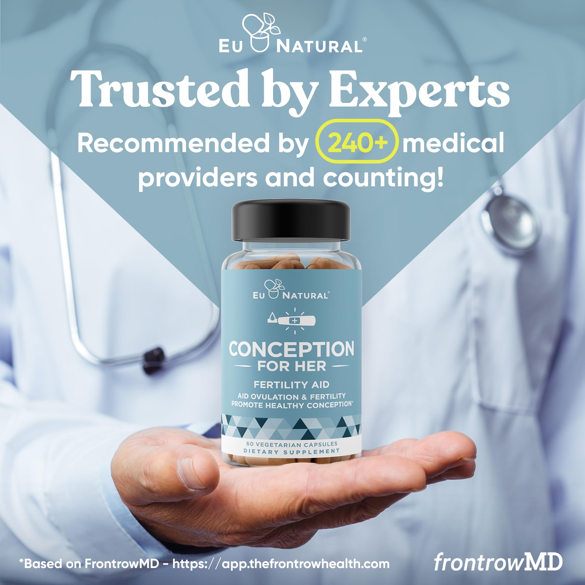 Foto 5 pulgar | Suplementos de Fertilidad Eu Natural Conception 120 Cápsulas - Venta Internacional