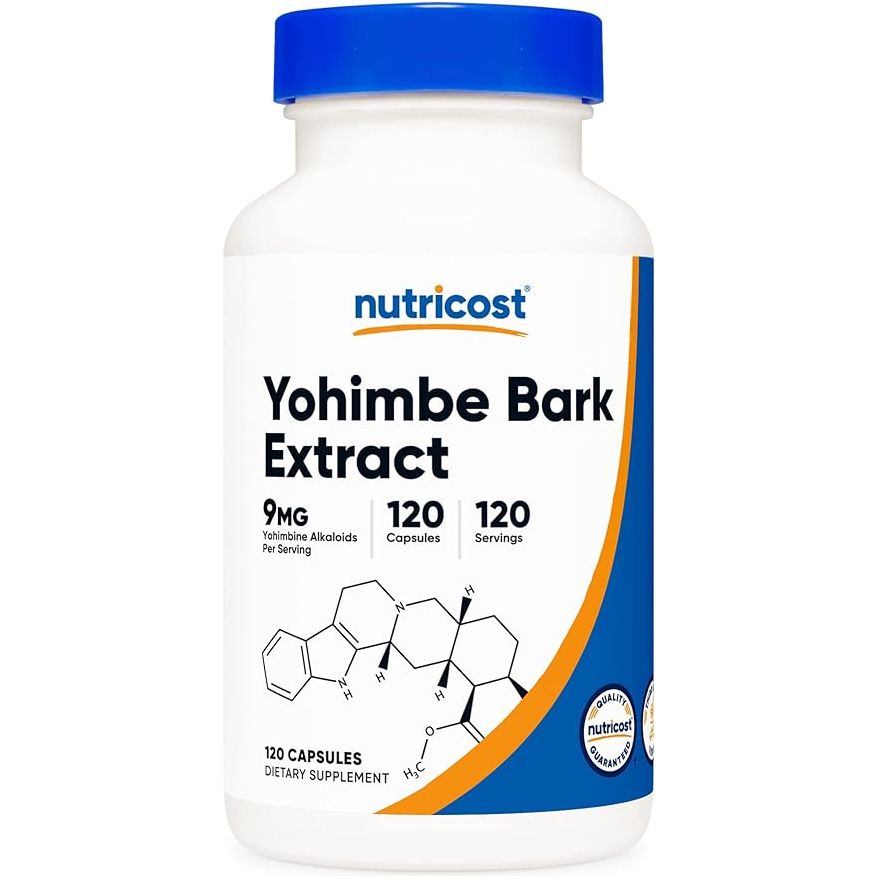 Foto 2 pulgar | Nutricost Yohimbe Bark Extract 9 mg 120 Cápsulas