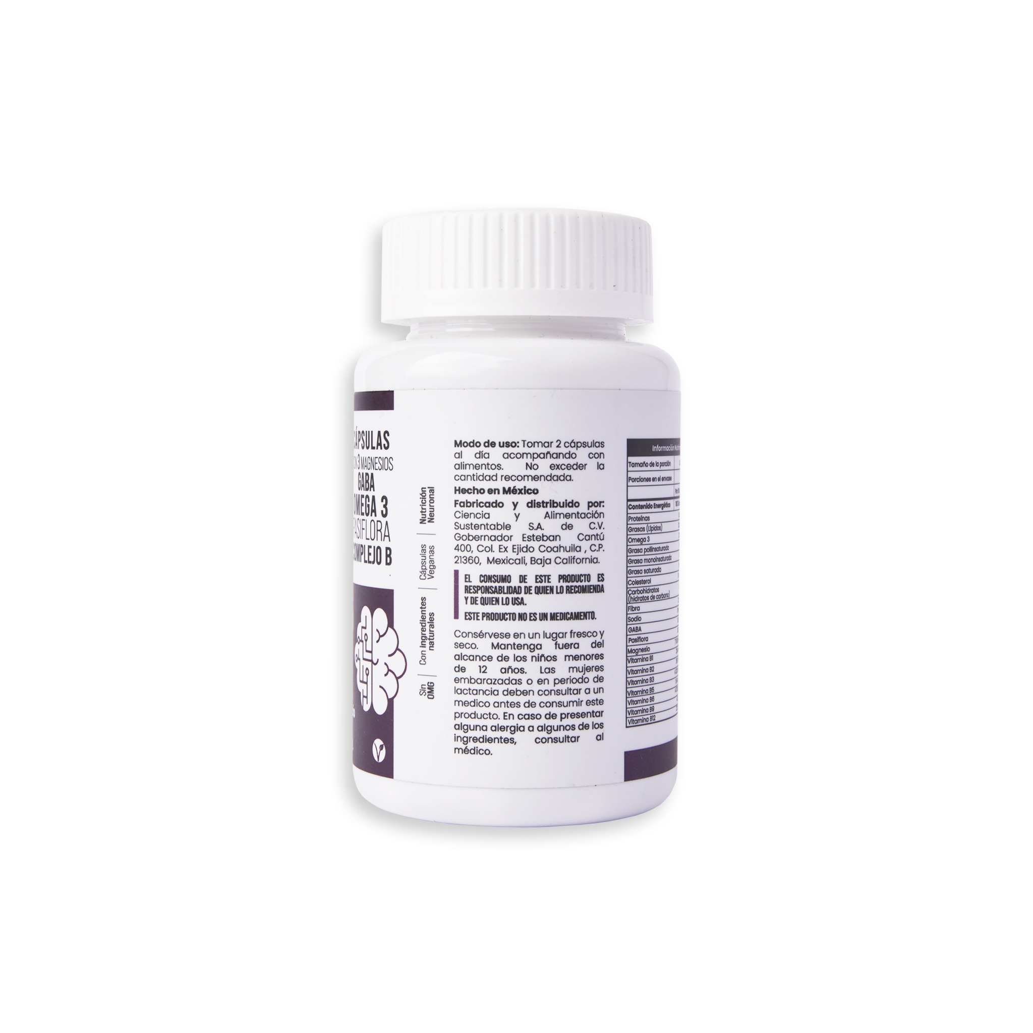 Foto 4 pulgar | Tenkan Bro Neurobienestar Con Gaba, Omega 3, Complejo B, 3 Tipos De Magnesio Y Pasiflora