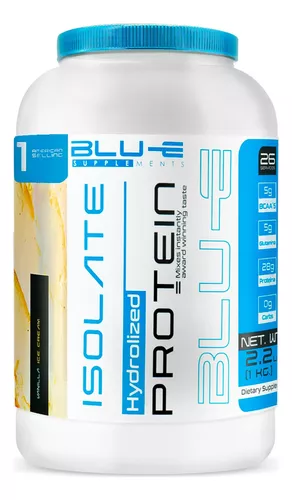 Foto 2 pulgar | Proteina Whey Hidrolizada Isolate Blu-e De 1kg Para 26 Servicios Sabor Vainilla