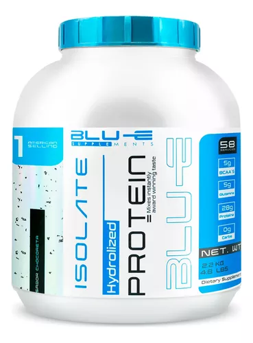 Foto 2 pulgar | Proteína Whey Hidrolizada Isolate Blu-e De 2.2kg Para 58 Servicio Sabor Chocoreta