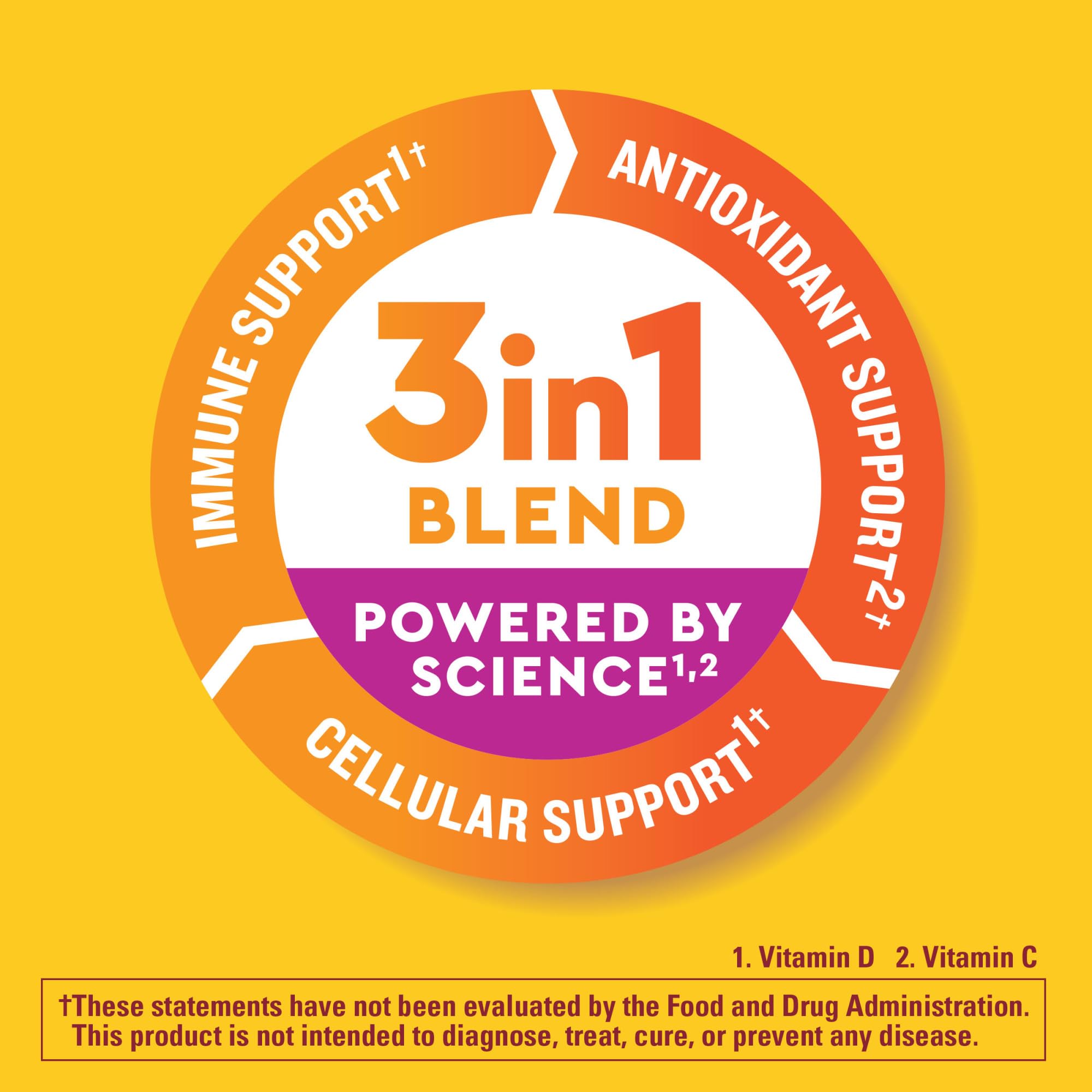 Foto 3 pulgar | Suplemento Nature Made Immune & Superfood de 100 Gomitas-Venta Internacional