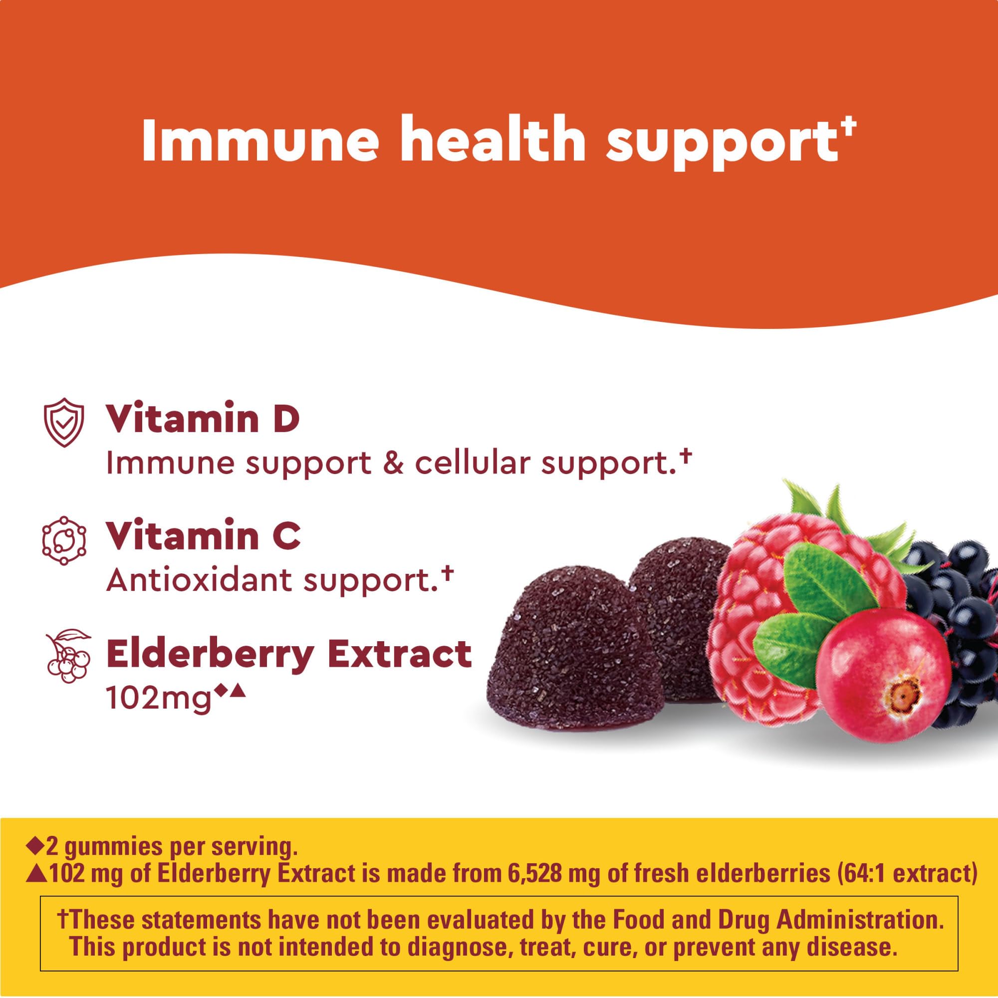 Foto 3 | Suplemento Nature Made Immune & Superfood de 100 Gomitas-Venta Internacional