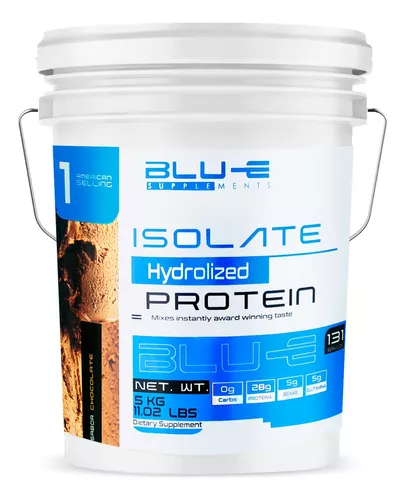 Foto 2 pulgar | Proteína Whey Hidrolizada Isolate Blu-e De 5 Kg Para 131 Servicios Sabor Chocolate