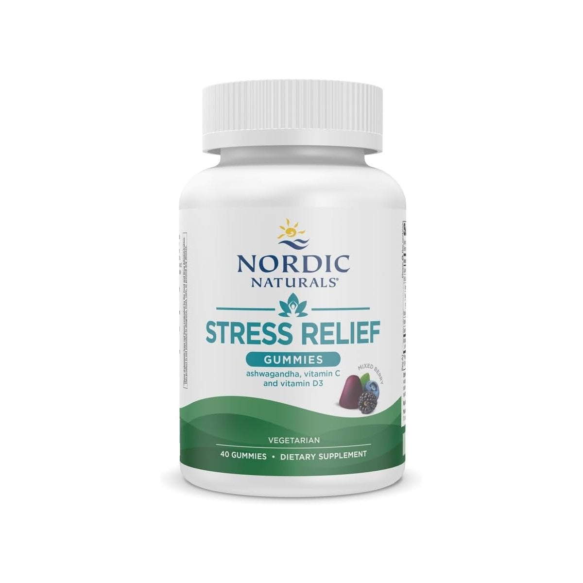 Nordic Naturals Alivio Del Estrés 40 Gomitas Sabor Mix De Bayas